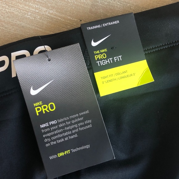 NIKE PRO 3” TRAINING SPANDEX SHORTS | NWT - Picture 5 of 5